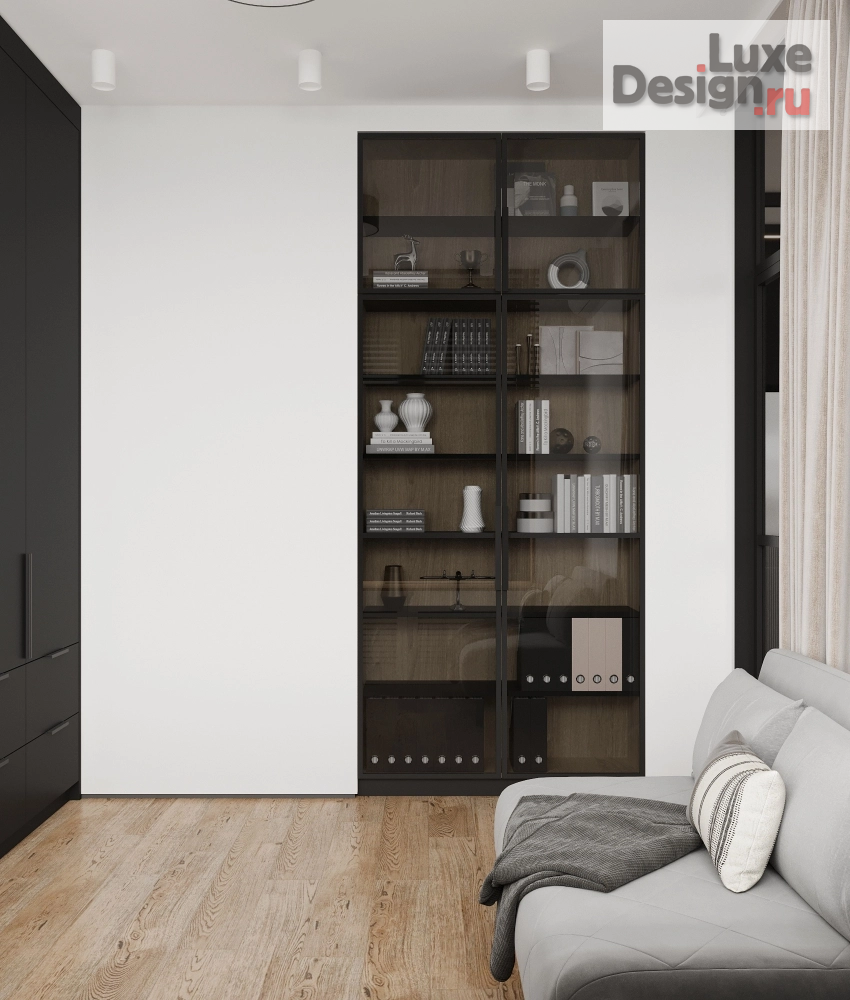 Дизайн интерьера двухкомнатной квартиры "ЖК Западный порт" (фото 18)