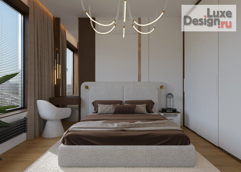 Дизайн интерьера квартиры "Квартира в ЖК «Остров» — 62,5 м², Москва" (фото 7) от дизайнера Студия 2912 Дизайн интерьера квартиры "Квартира в ЖК «Остров» — 62,5 м², Москва" (фото 7)