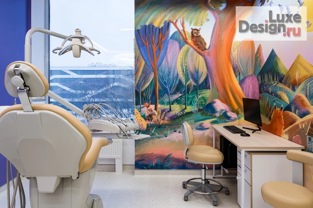 Дизайн интерьера лечебного учреждения "Atis Kids Family, детская стоматология в Екатеринбурге" (фото 24)