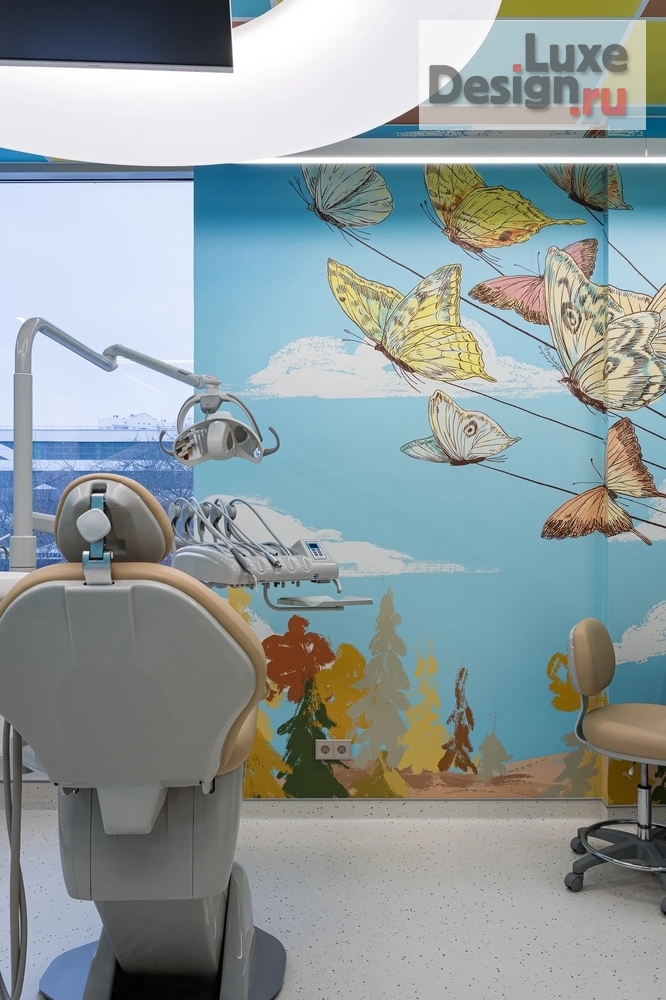 Дизайн интерьера лечебного учреждения "Atis Kids Family, детская стоматология в Екатеринбурге" (фото 23)