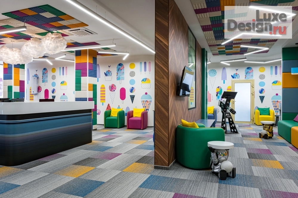 Дизайн интерьера лечебного учреждения "Atis Kids Family, детская стоматология в Екатеринбурге" (фото 10)