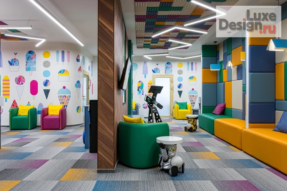 Дизайн интерьера лечебного учреждения "Atis Kids Family, детская стоматология в Екатеринбурге" (фото 9)