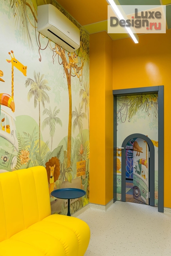 Дизайн интерьера лечебного учреждения "Atis Kids Family, детская стоматология в Екатеринбурге" (фото 27)