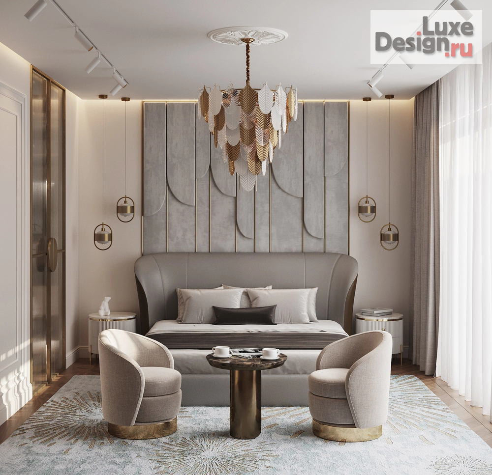 Дизайн интерьера частного дома "Спальня для старшего поколения в частном доме, Новорижское ш." (фото 1)