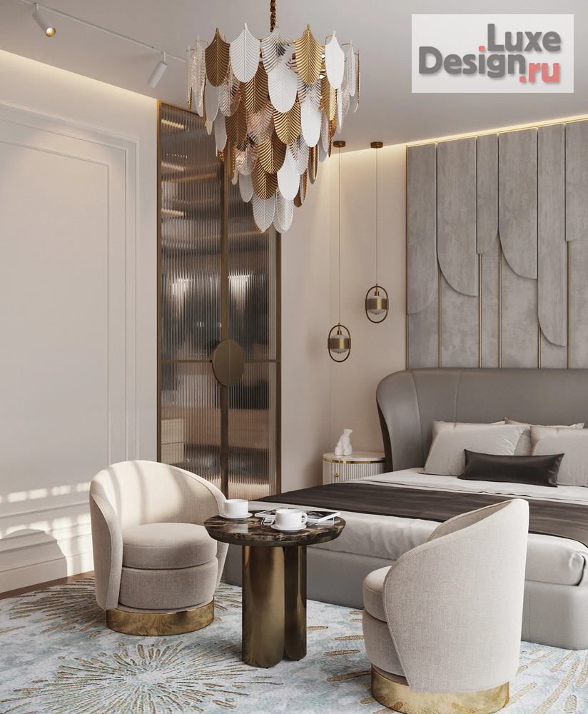 Дизайн интерьера частного дома "Спальня для старшего поколения в частном доме, Новорижское ш." (фото 2)