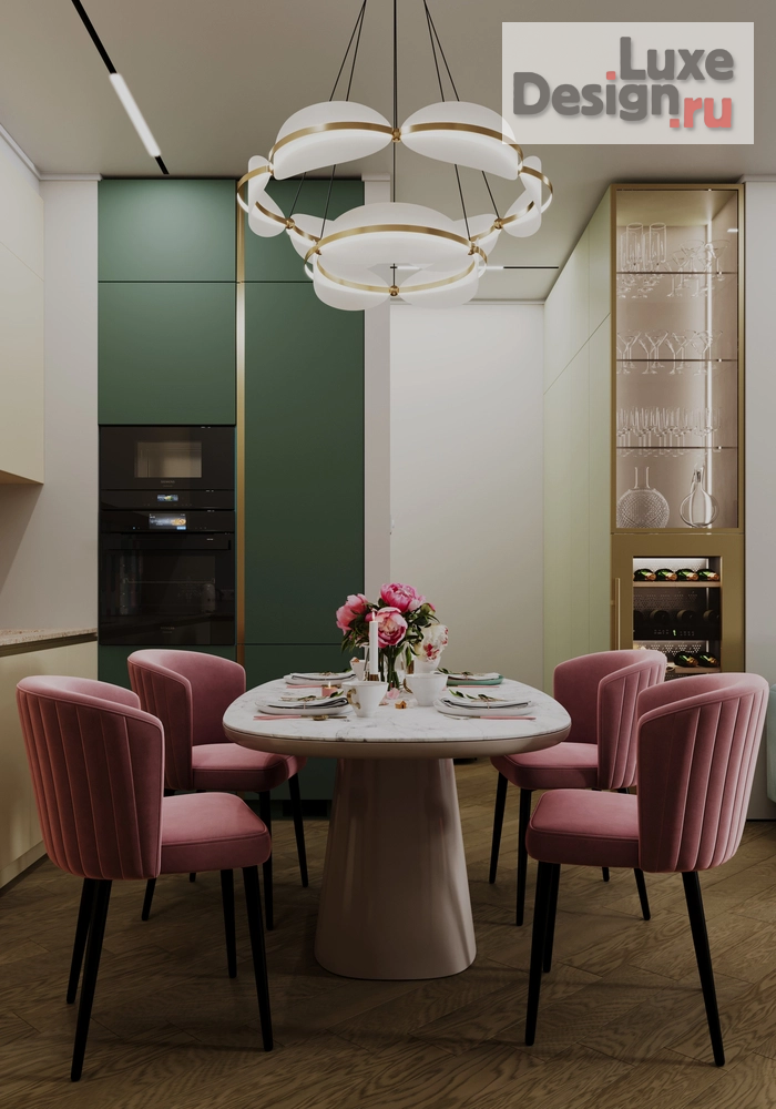 Дизайн интерьера трехкомнатной квартиры "ЖК Скандинавия 3-к квартира для семейной пары" (фото 2)