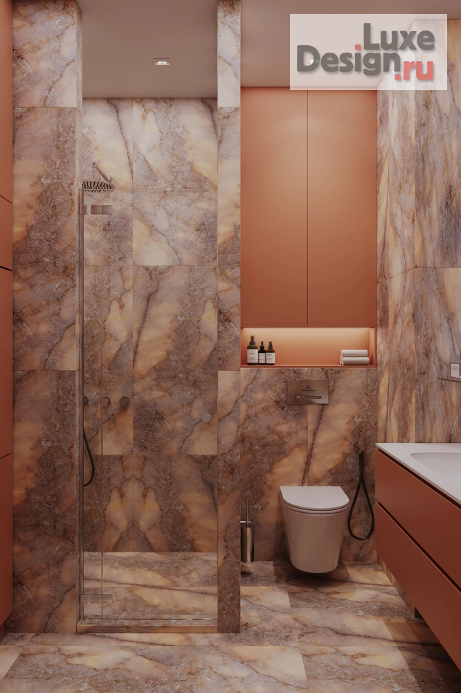 Дизайн интерьера трехкомнатной квартиры "ЖК Скандинавия 3-к квартира для семейной пары" (фото 10)