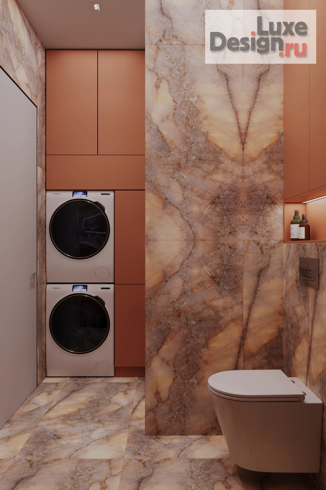 Дизайн интерьера трехкомнатной квартиры "ЖК Скандинавия 3-к квартира для семейной пары" (фото 11)