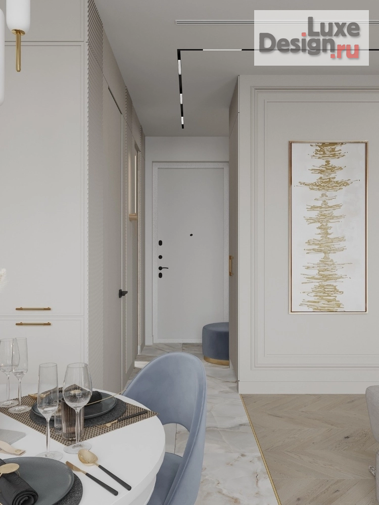 Дизайн интерьера трехкомнатной квартиры "ЖК Фили-Сити. Квартира 70 м2." (фото 8)