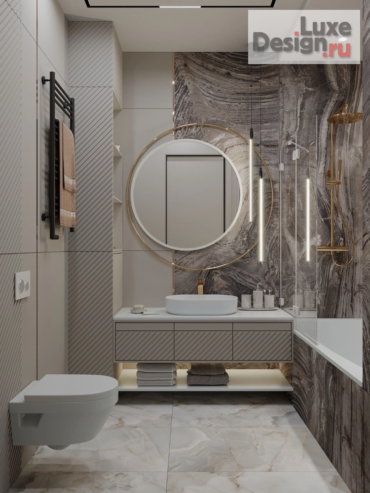 Дизайн интерьера трехкомнатной квартиры "ЖК Фили-Сити. Квартира 70 м2." (фото 31)