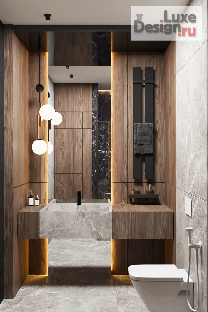 Дизайн интерьера трехкомнатной квартиры "ЖК На Пушкина. Квартира 134 м"." (фото 30)