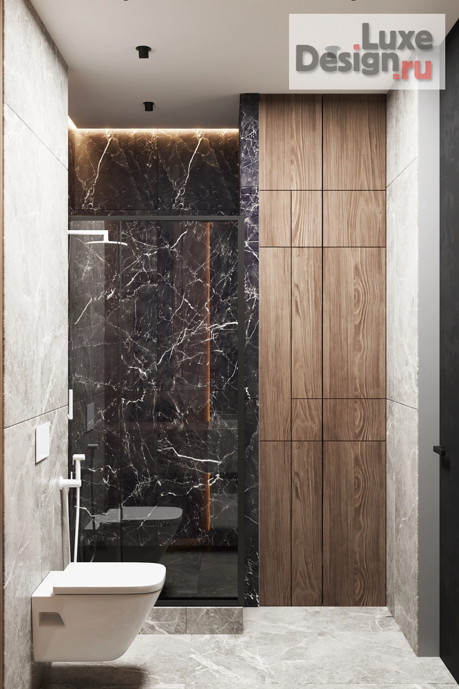 Дизайн интерьера трехкомнатной квартиры "ЖК На Пушкина. Квартира 134 м"." (фото 32)