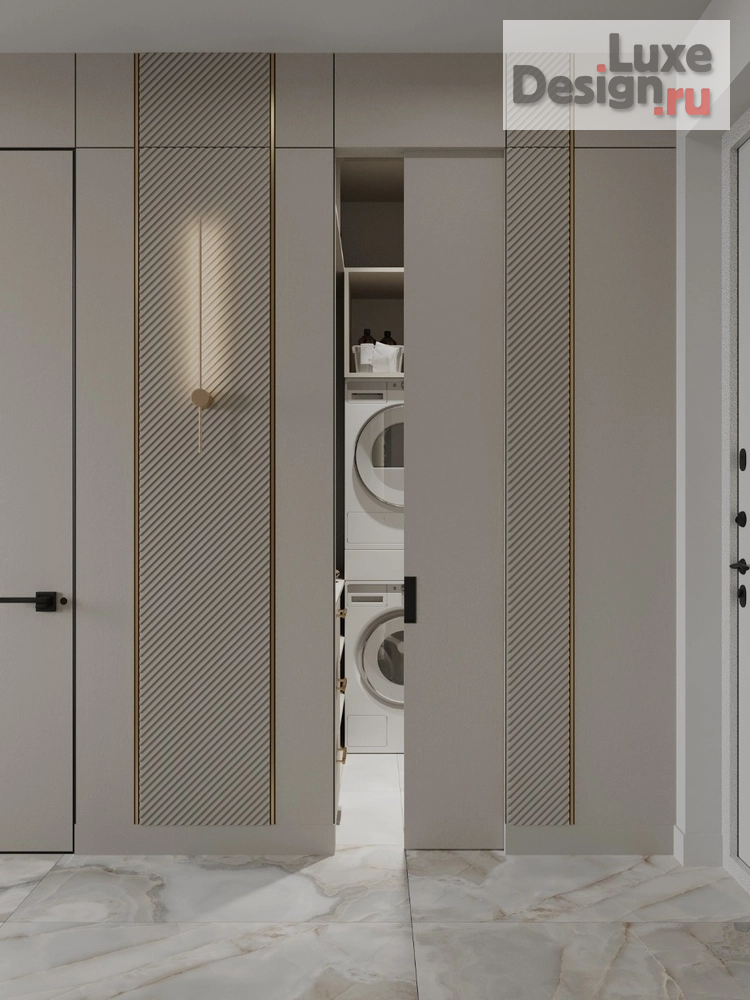 Дизайн интерьера трехкомнатной квартиры "ЖК Фили-Сити. Квартира 70 м2." (фото 11)