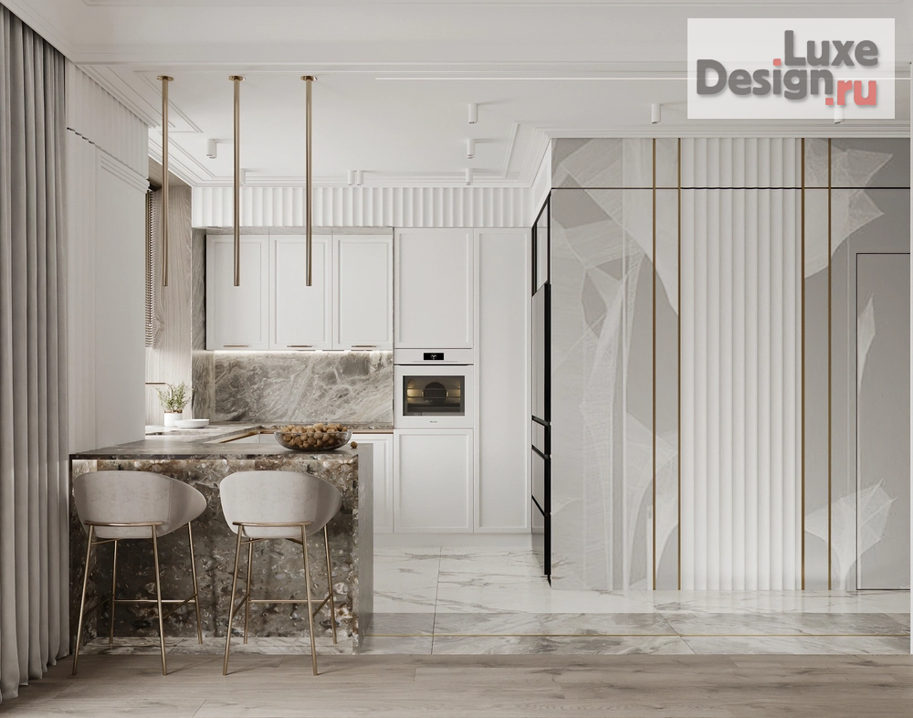 Дизайн интерьера квартиры "ЖК Алые паруса. Квартира 134 м2." (фото 9)