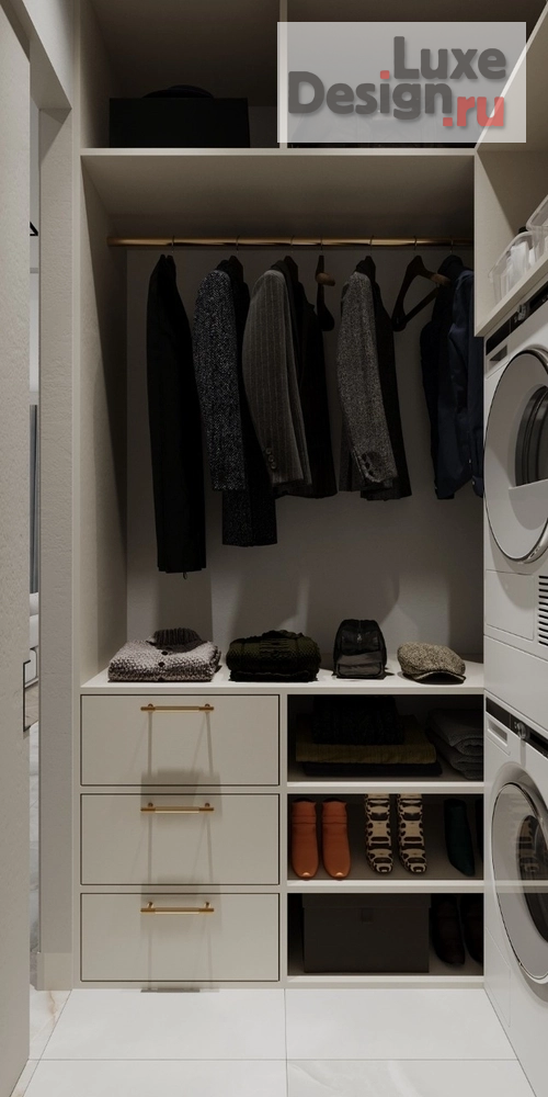 Дизайн интерьера трехкомнатной квартиры "ЖК Фили-Сити. Квартира 70 м2." (фото 38)