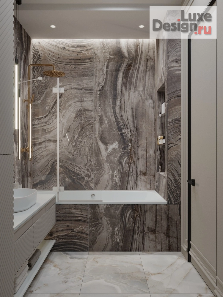 Дизайн интерьера трехкомнатной квартиры "ЖК Фили-Сити. Квартира 70 м2." (фото 33)