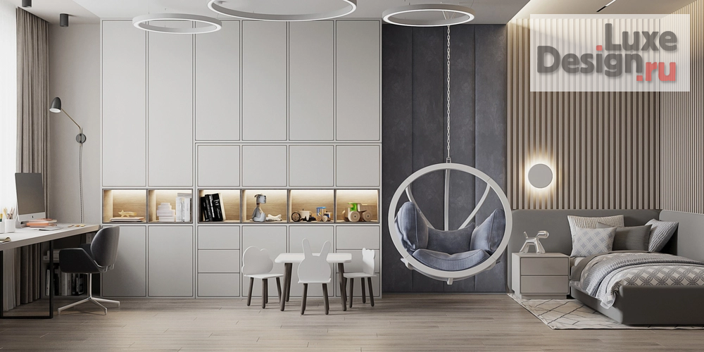 Дизайн интерьера трехкомнатной квартиры "ЖК На Пушкина. Квартира 134 м"." (фото 36)