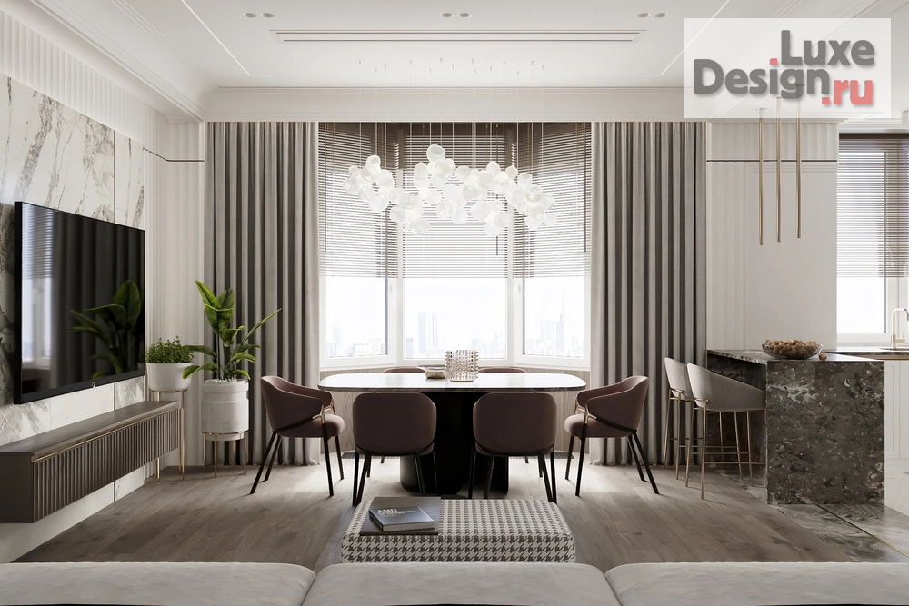 Дизайн интерьера квартиры "ЖК Алые паруса. Квартира 134 м2." (фото 14)