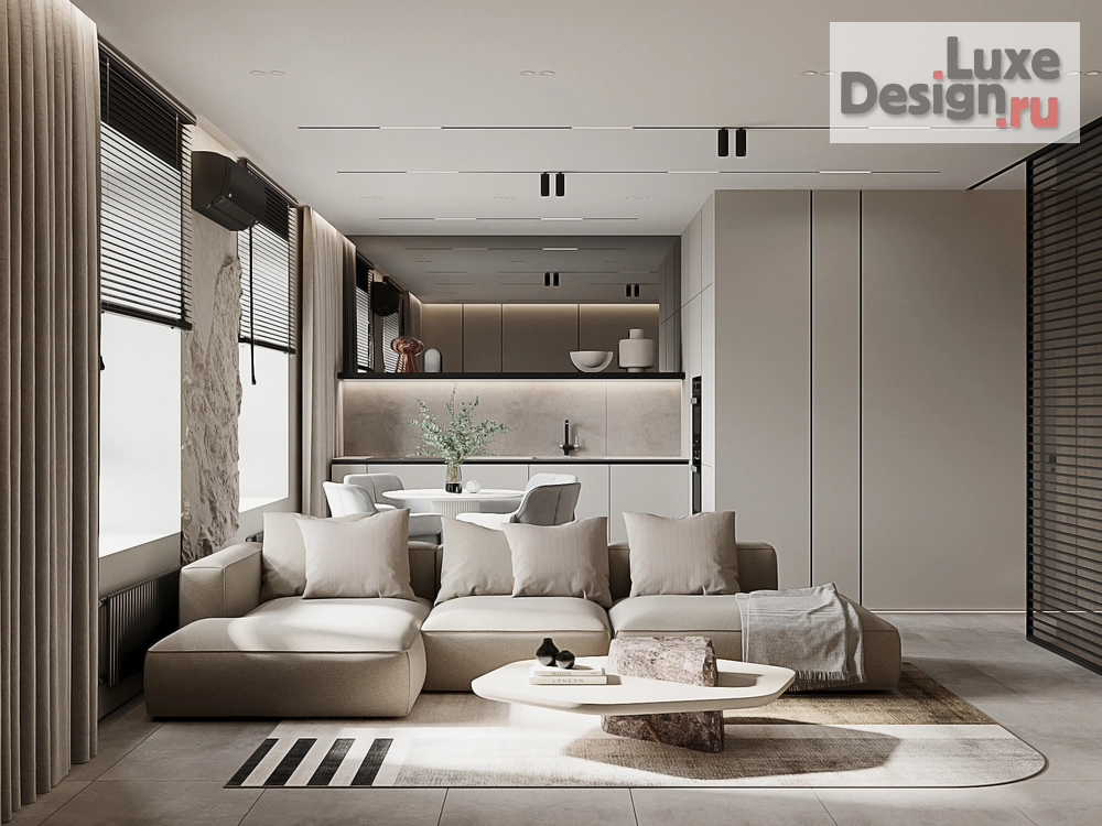 Дизайн интерьера квартиры "Квартира ЖК Олимп. 84 м.2." (фото 1)