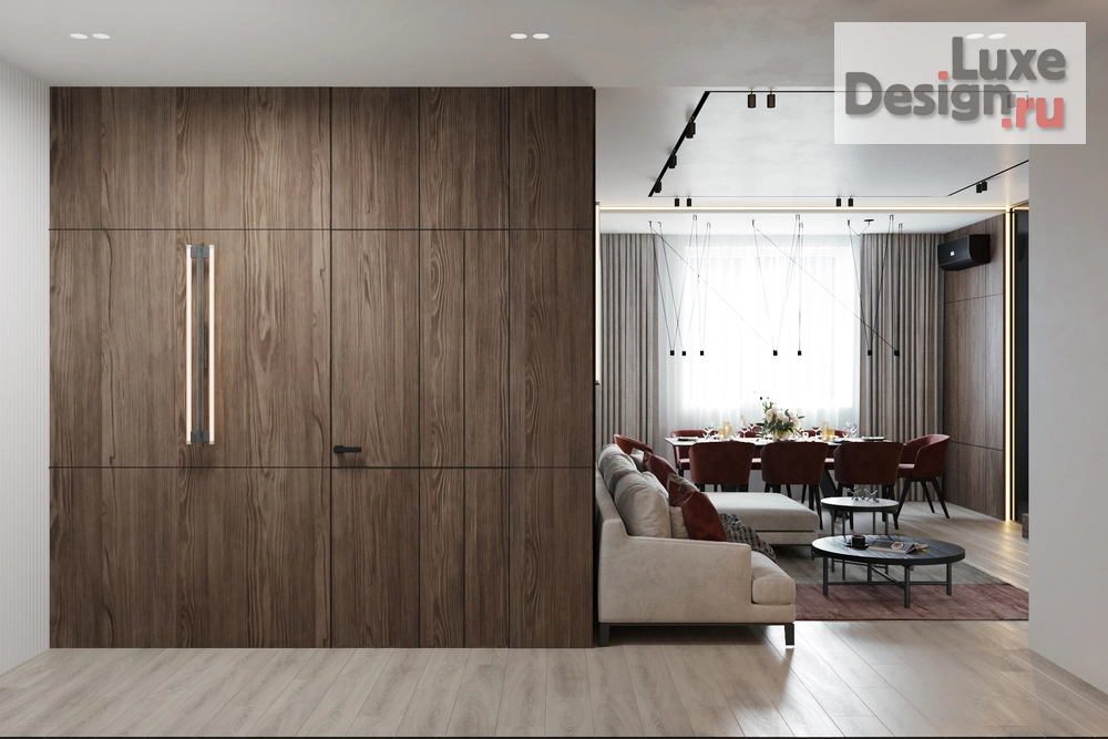 Дизайн интерьера трехкомнатной квартиры "ЖК На Пушкина. Квартира 134 м"." (фото 19)