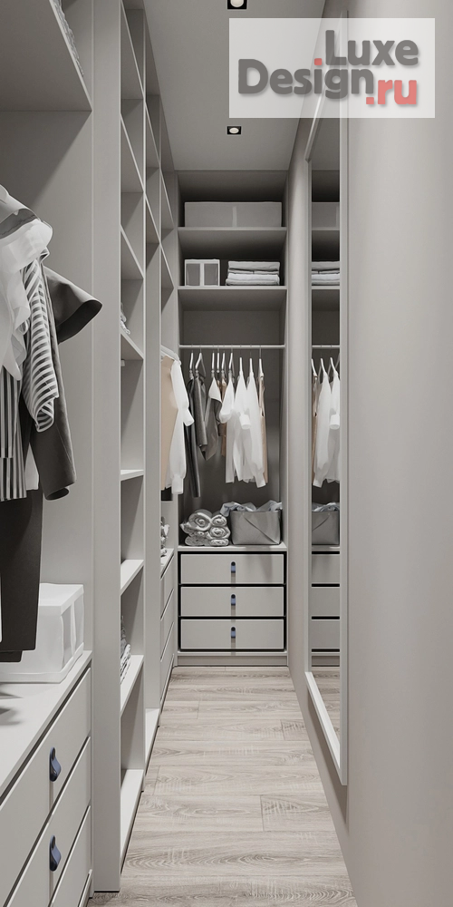 Дизайн интерьера трехкомнатной квартиры "ЖК На Пушкина. Квартира 134 м"." (фото 39)