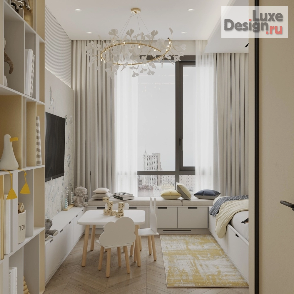 Дизайн интерьера трехкомнатной квартиры "ЖК Фили-Сити. Квартира 70 м2." (фото 3)