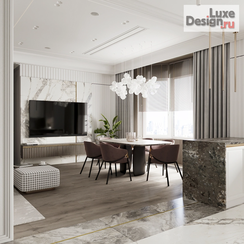 Дизайн интерьера квартиры "ЖК Алые паруса. Квартира 134 м2." (фото 17)