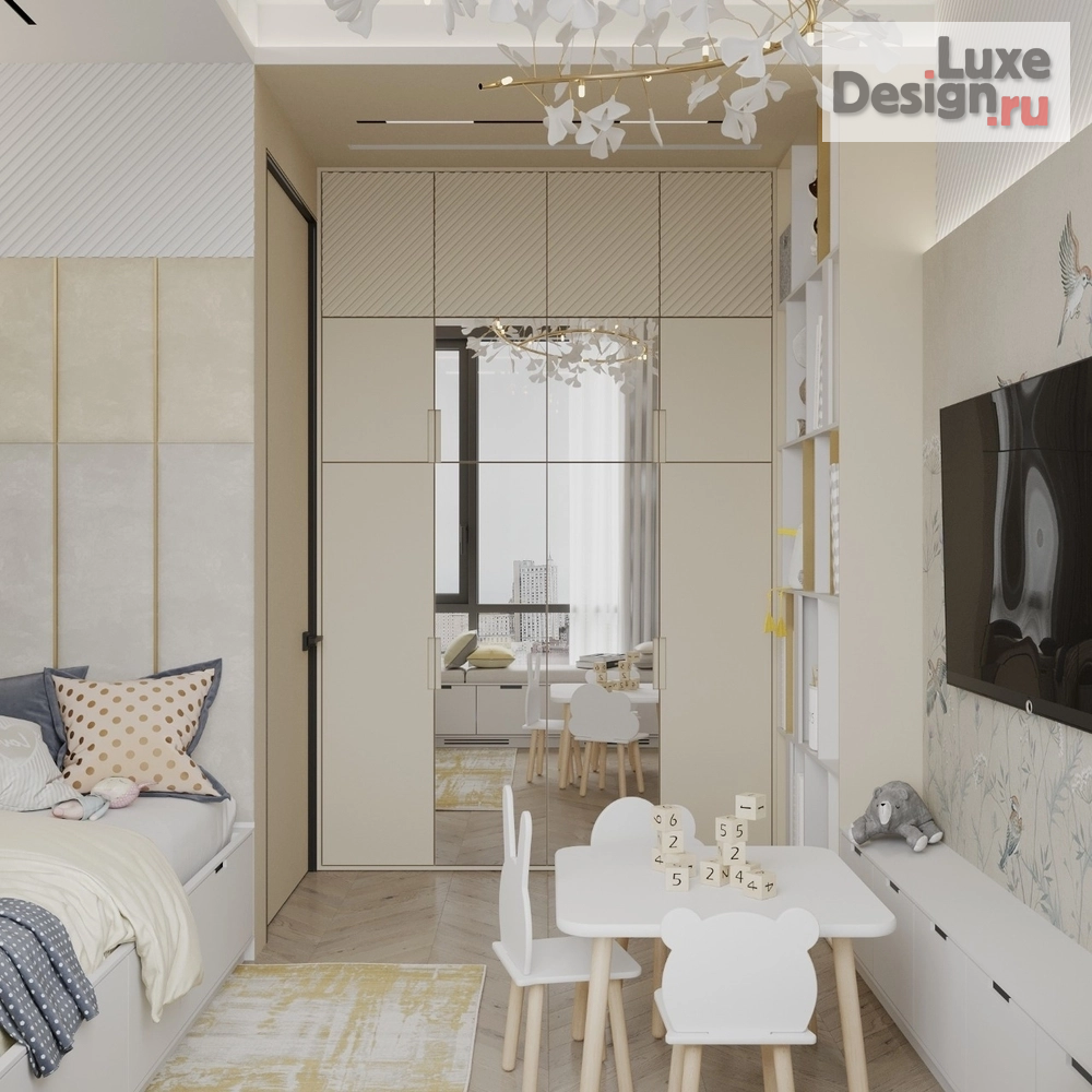 Дизайн интерьера трехкомнатной квартиры "ЖК Фили-Сити. Квартира 70 м2." (фото 4)