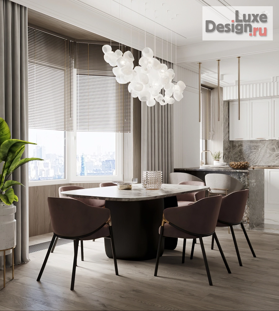 Дизайн интерьера квартиры "ЖК Алые паруса. Квартира 134 м2." (фото 4)