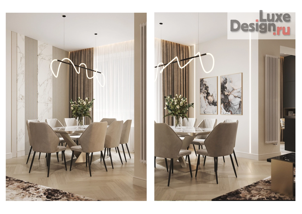 Дизайн интерьера квартиры "Дизайн интерьера кухни-гостиной" (фото 37)