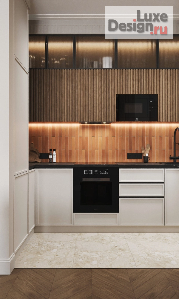 Дизайн интерьера кухни "Дизайн-проект кухни в ЖК  Freedom (Фридом)" (фото 3)