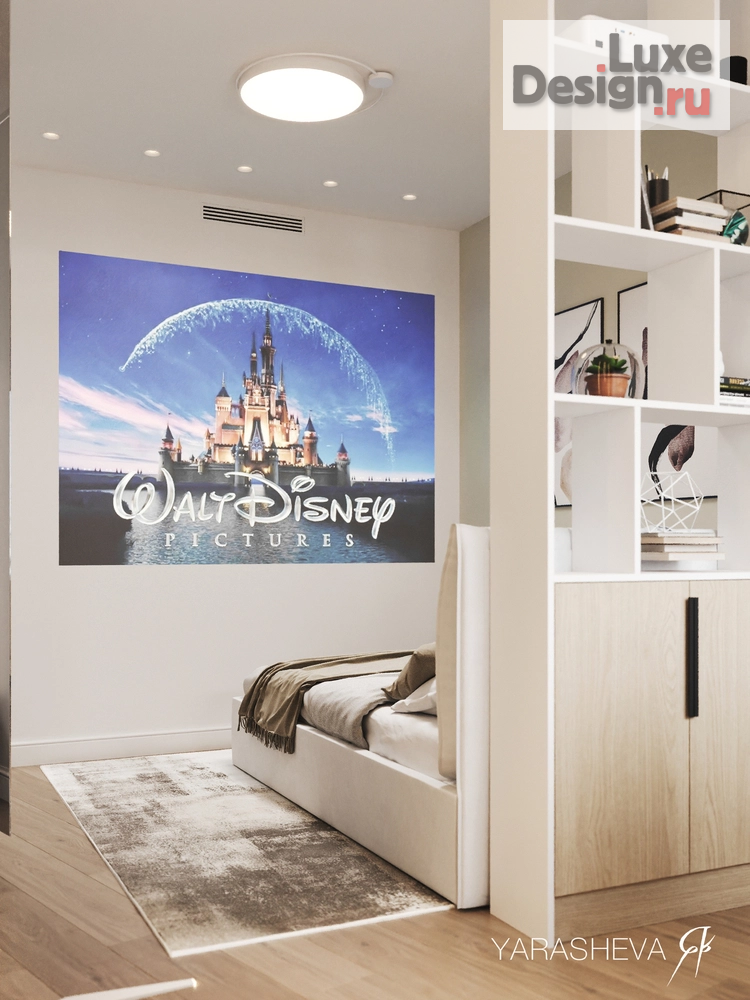 Дизайн интерьера четырехкомнатной квартиры "Дизайн интерьера квартиры в ЖК Кутузовград II 128 м кв." (фото 15)