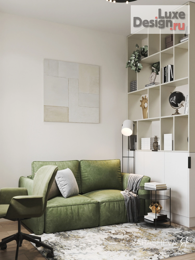 Дизайн интерьера четырехкомнатной квартиры "Дизайн интерьера квартиры в ЖК Кутузовград II 128 м кв." (фото 22)