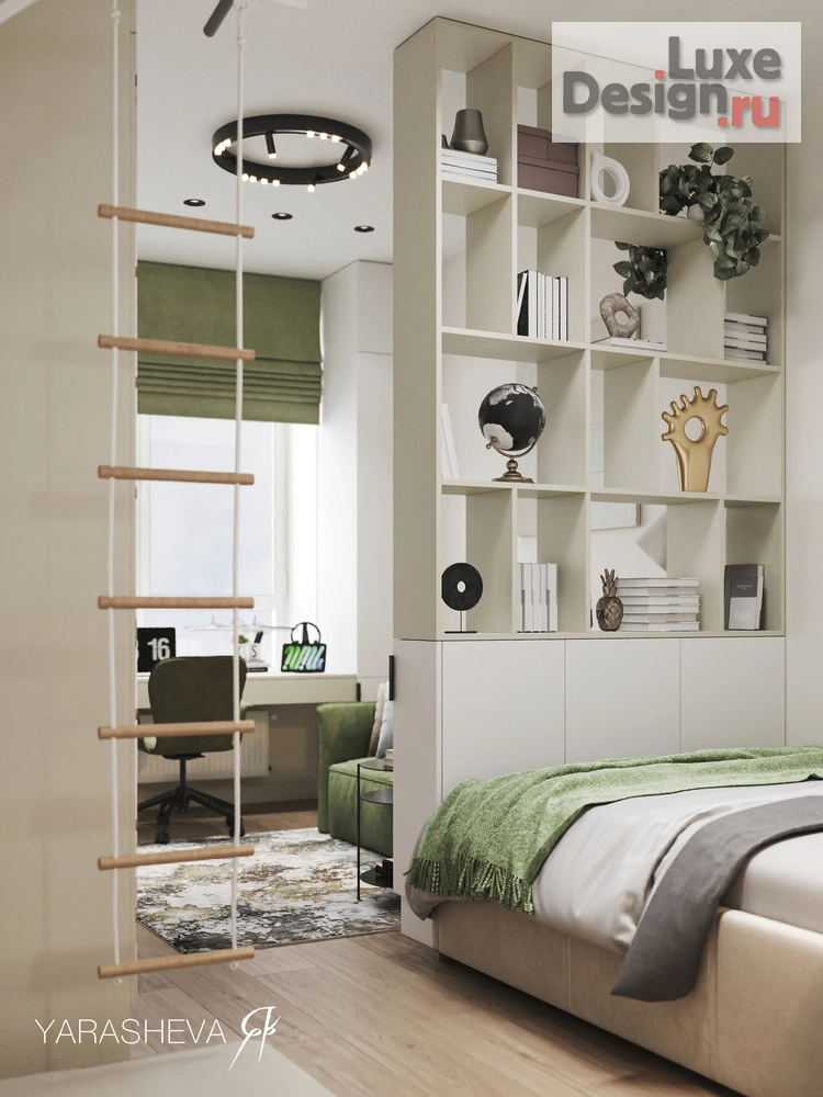 Дизайн интерьера четырехкомнатной квартиры "Дизайн интерьера квартиры в ЖК Кутузовград II 128 м кв." (фото 23)