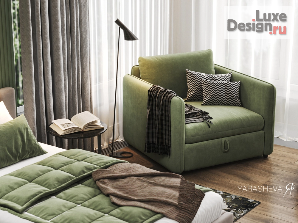 Дизайн интерьера квартиры "Дизайн интерьера спальни" (фото 23)