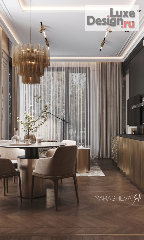 Дизайн интерьера двухкомнатной квартиры "Дизайн - проект кухни в ЖК Foriver / Форивер" (фото 14)