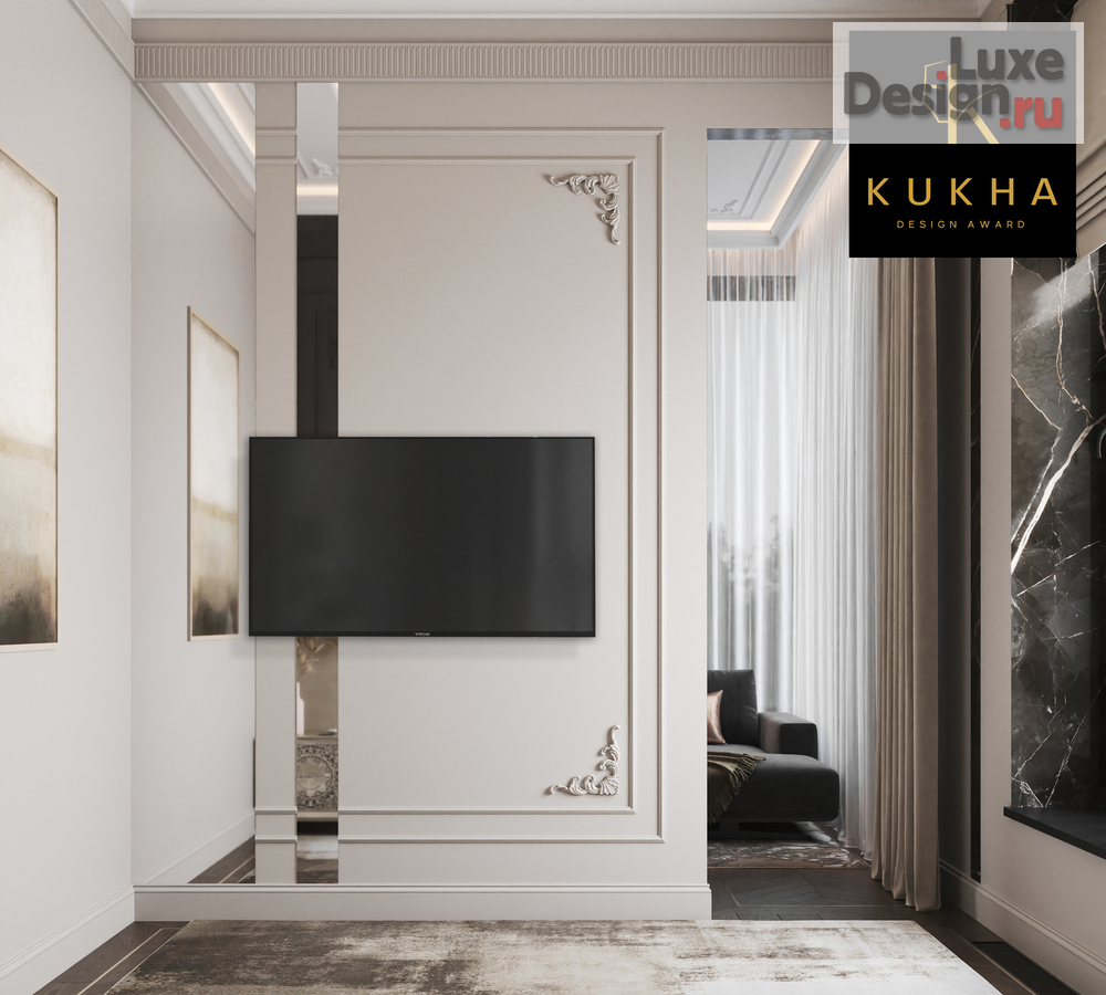Дизайн интерьера квартиры "Победитель Международной Премии KUKHA DESIGN AWARD 2026" (фото 2) от дизайнера Яна Ярашева Дизайн интерьера квартиры "Победитель Международной Премии KUKHA DESIGN AWARD 2026" (фото 2)