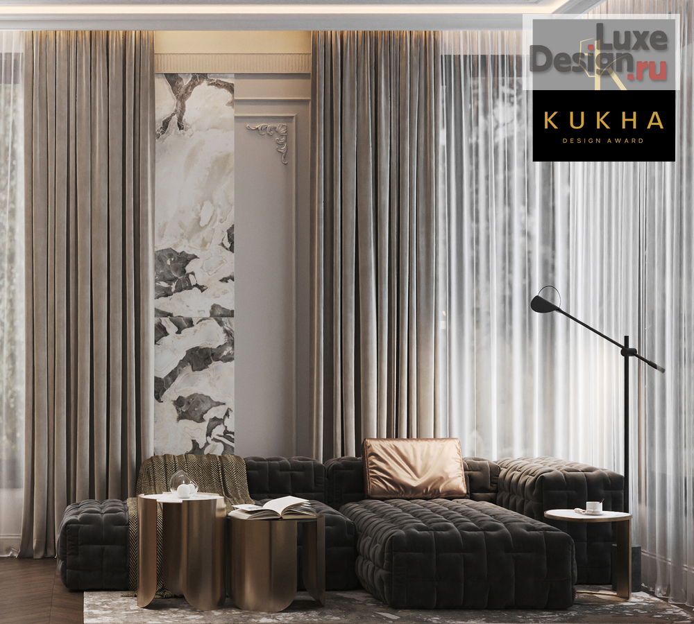 Дизайн интерьера квартиры "Победитель Международной Премии KUKHA DESIGN AWARD 2026" (фото 6) от дизайнера Яна Ярашева Дизайн интерьера квартиры "Победитель Международной Премии KUKHA DESIGN AWARD 2026" (фото 6)