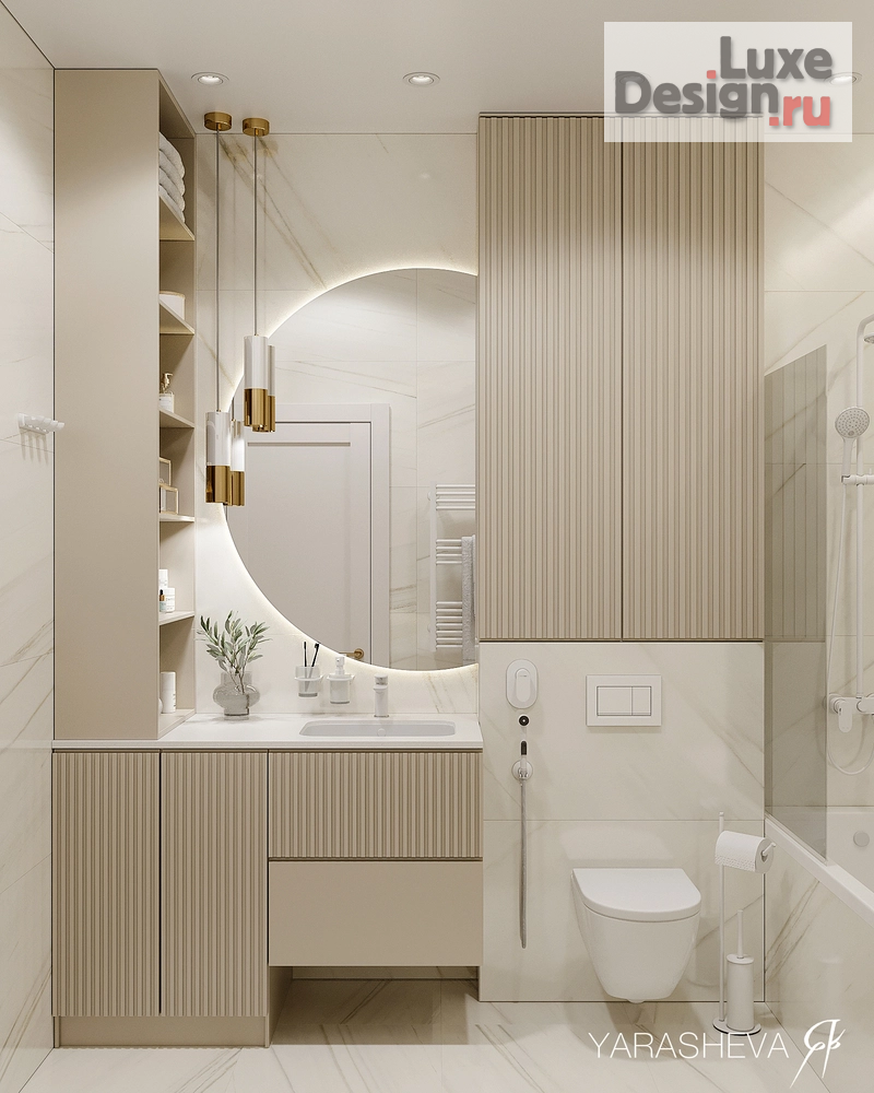 Дизайн интерьера ванной "Дизайн интерьера ванной комнаты" (фото 48)