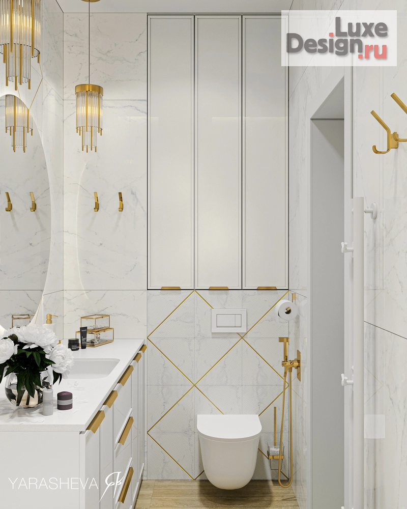 Дизайн интерьера трехкомнатной квартиры "ЖК Freedom (Фридом) 57 м кв." (фото 52)