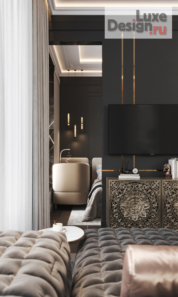 Дизайн интерьера квартиры "Дизайн - проект гостиной в ЖК Foriver / Форивер" (фото 15)