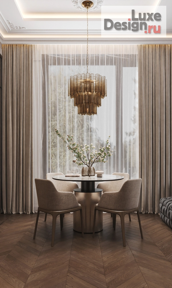 Дизайн интерьера квартиры "Дизайн - проект гостиной в ЖК Foriver / Форивер" (фото 5)