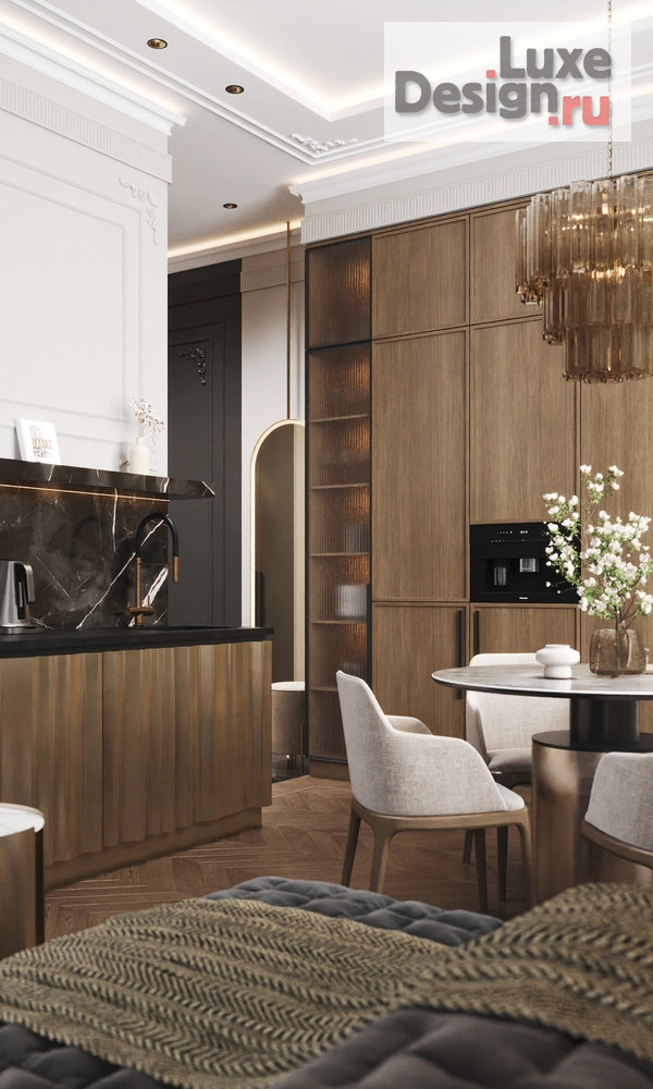 Дизайн интерьера квартиры "Дизайн - проект гостиной в ЖК Foriver / Форивер" (фото 9)