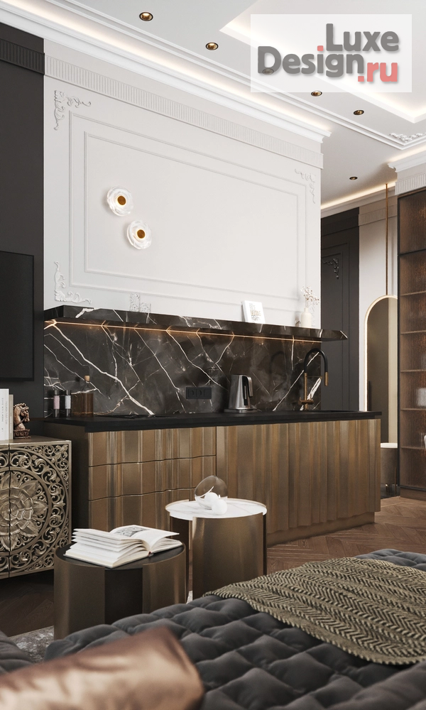 Дизайн интерьера квартиры "Дизайн - проект гостиной в ЖК Foriver / Форивер" (фото 11)