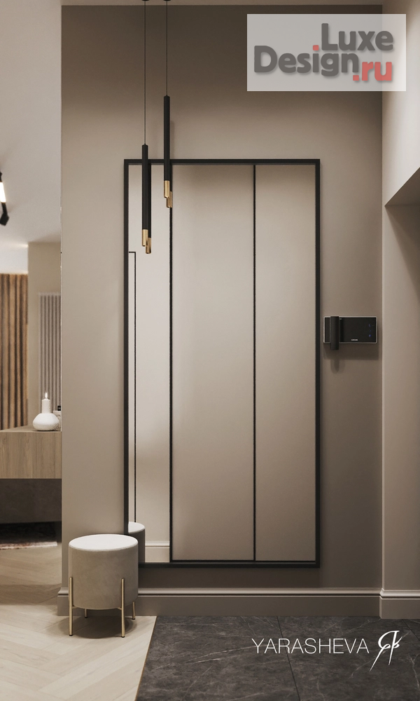 Дизайн интерьера четырехкомнатной квартиры "Дизайн интерьера квартиры в ЖК Кутузовград II 128 м кв." (фото 46)