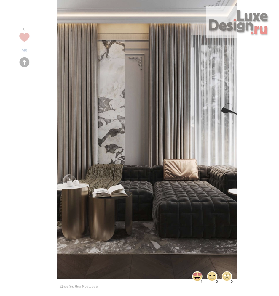 Дизайн интерьера двухкомнатной квартиры "Публикация дизайн-проекта квартиры в ЖК Foriver на INMYROOM" (фото 2)