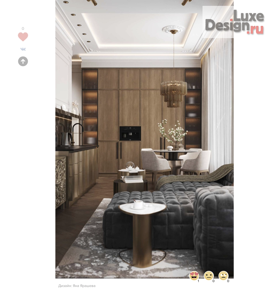 Дизайн интерьера двухкомнатной квартиры "Публикация дизайн-проекта квартиры в ЖК Foriver на INMYROOM" (фото 4)