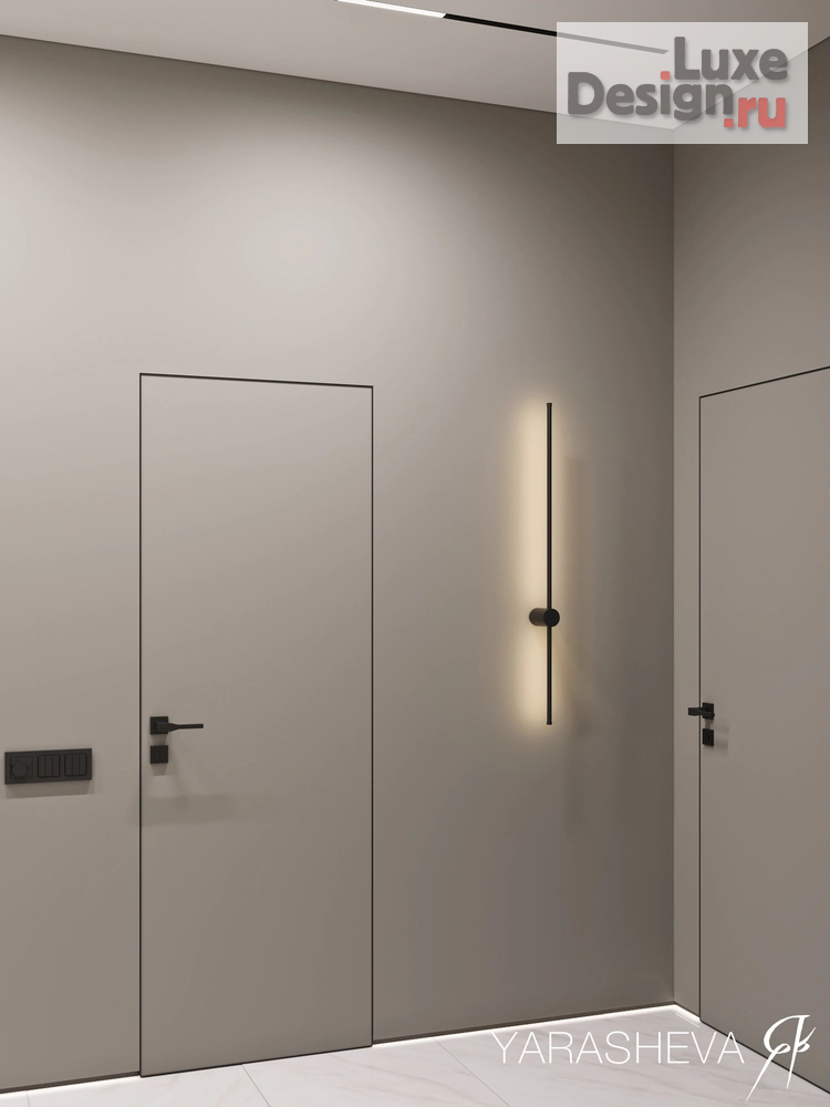 Дизайн интерьера прихожей "Дизайн интерьера коридора в ЖК Fresh (Фреш) от Yarasheva Studio Design" (фото 6)