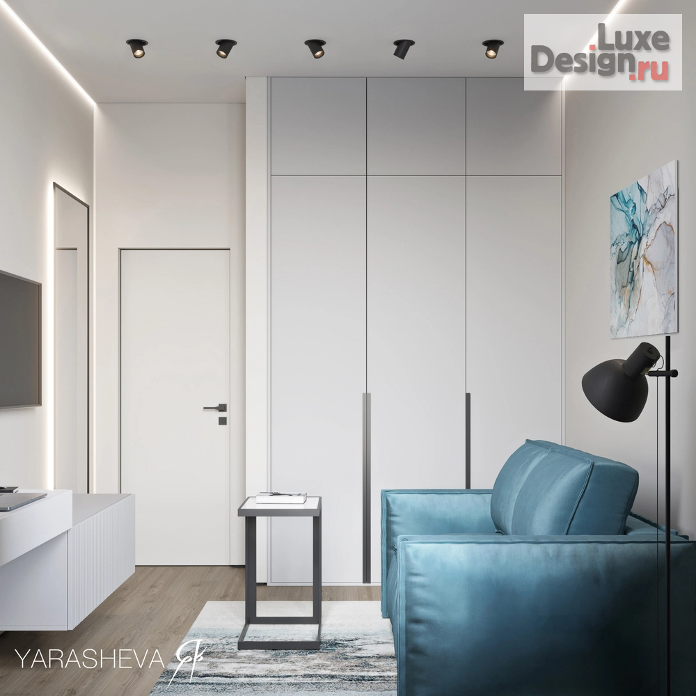 Дизайн интерьера кабинета "Дизайн интерьера кабинета в ЖК Fresh (Фреш) от Yarasheva Studio Design" (фото 7)