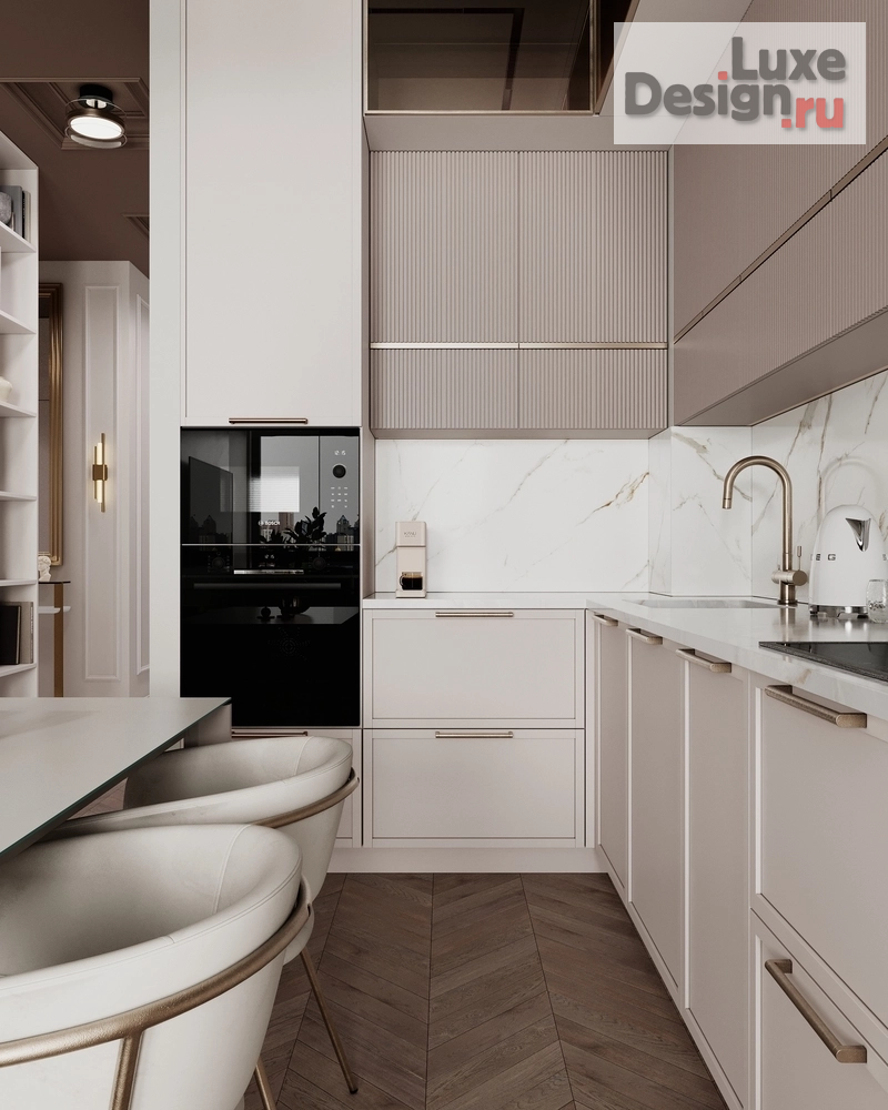 Дизайн интерьера квартиры "МОНОХРОМНАЯ ЭЛЕГАНТНОСТЬ" (фото 8) от дизайнера Алена Зубарева Дизайн интерьера квартиры "МОНОХРОМНАЯ ЭЛЕГАНТНОСТЬ" (фото 8)